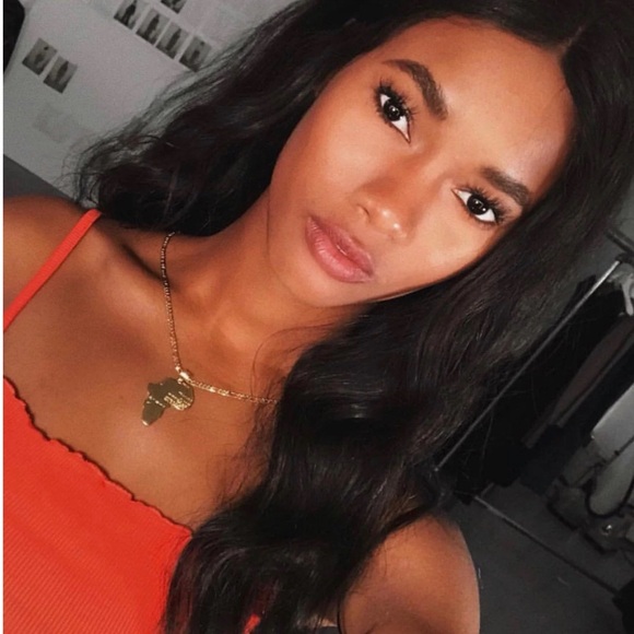 ANKH NECKLACE 24k gold plated and free Africa map necklace - Picture 3 of 7